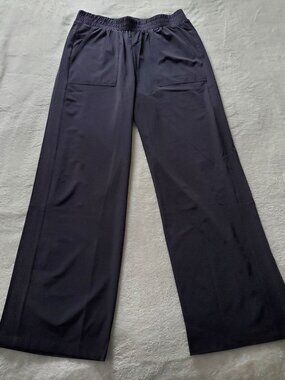 Soma Everstretch Relaxed Wide-Leg Pants Women’s Size Small Black